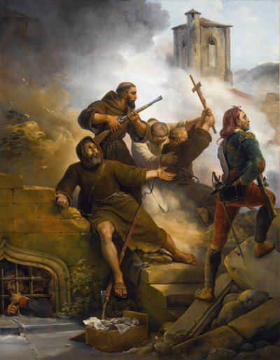 První obléhání Zaragozy, 1819. od Emile Jean Horace Vernet