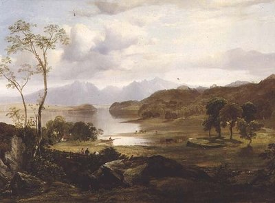 Loch Fad: Arran v dálce od Horatio McCulloch