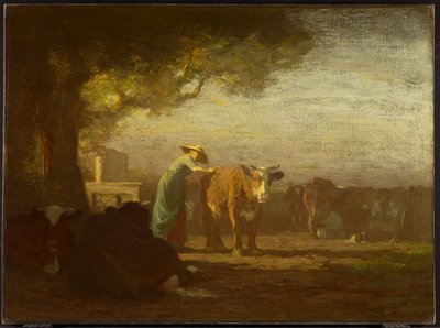 The Milkyard, c.1908 od Horatio Walker
