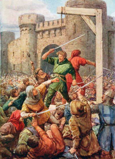 Zády k sobě stáli ti dva neohrožení, ilustrace z 