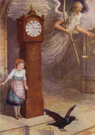 „Čas otce vyletěl“ z „Dítě myrtového stromu“ (barva litho) od Howard Davie