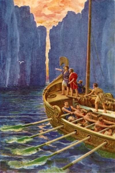 "Hera nám poslala pilota; pojďme sledovat mazaného ptáka" (barva litho) od Howard Davie