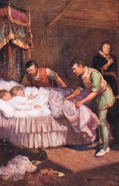 Vražda princů, ilustrace z 