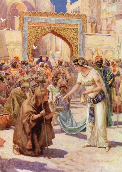 Svatý Jiří a princezna Sabra (barva lito) od Howard Davie