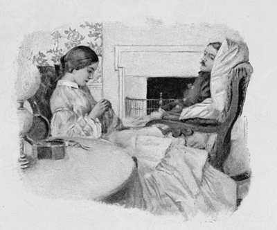 A Soldier Convalescing at Home, od Harper