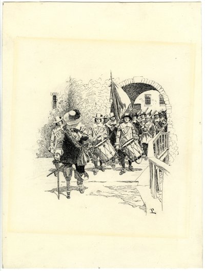 Struník pro evoluci New Yorku, II od Howard Pyle