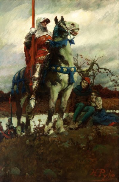 Příchod Lancasteru od Howard Pyle