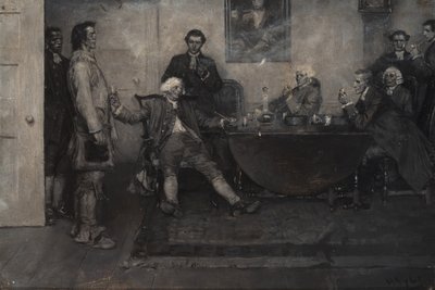 "Tohle je Enoch Wade, pánové," řekl baronet. od Howard Pyle