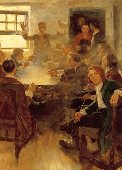 Vysokoškolský život v roce 1679, z 