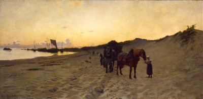Sběrači mořských řas, 1886. od Howard Russell Butler