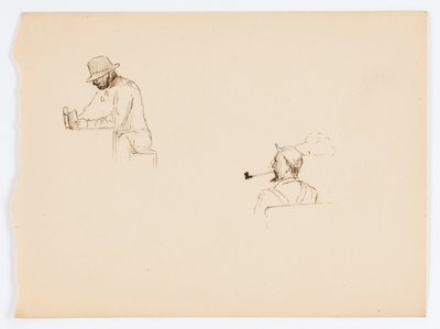 Bez názvu (Dvě kresby mužů) od Howard Russell Butler