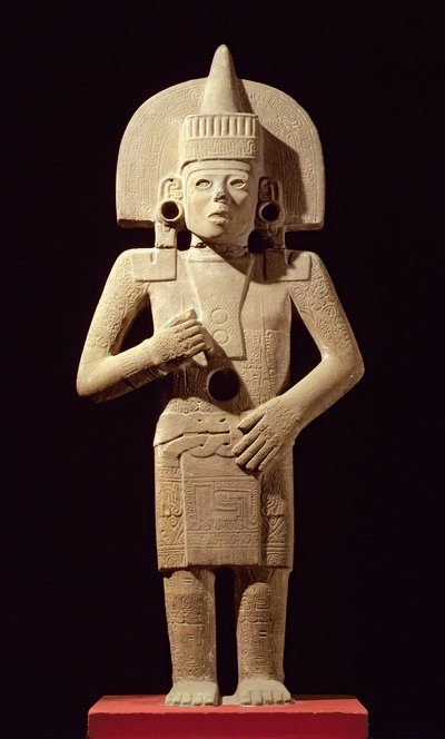 Postava života a smrti, z Veracruz, Mexiko, 900-1250 (viz 180901) od Huaxtec