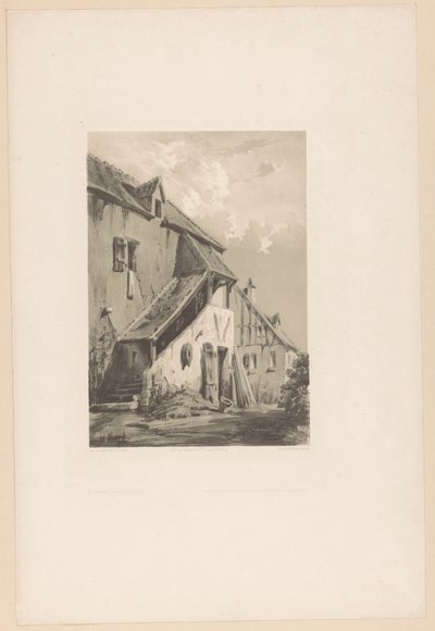 Fasáda starého statku od Hubert Clerget