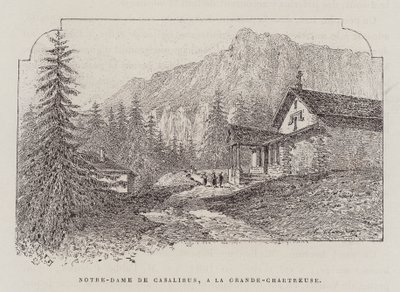 Notre-Dame De Casalibus, A La Grande-Chartreuse (rytina) od Hubert Clerget