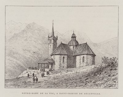 Notre-Dame De La Vie, A Saint-Martin De Belleville (rytina) od Hubert Clerget