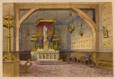 Notre-Dame De Salut (barevná litografie) od Hubert Clerget