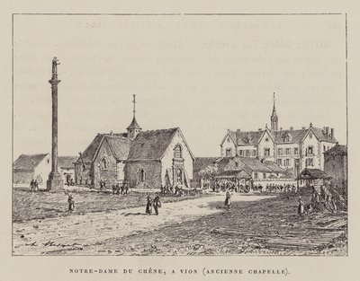Notre-Dame Du Chene, A Vion, Ancienne Chapelle (rytina) od Hubert Clerget