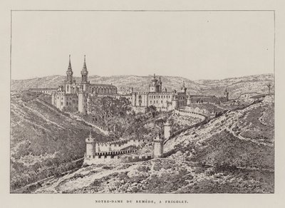 Notre-Dame Du Remede, Frigolet (rytina) od Hubert Clerget