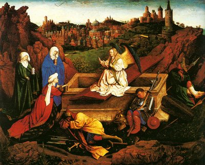 Tři Marie u hrobu, c. 1440 od Hubert Eyck