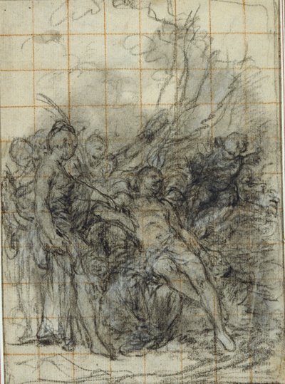 Smrt Adonise (?) od Hubert Francois Gravelot
