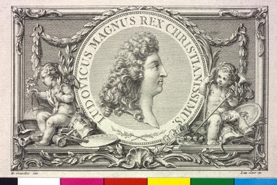 Francouzský král Ludvík XIV. od Hubert Francois Gravelot