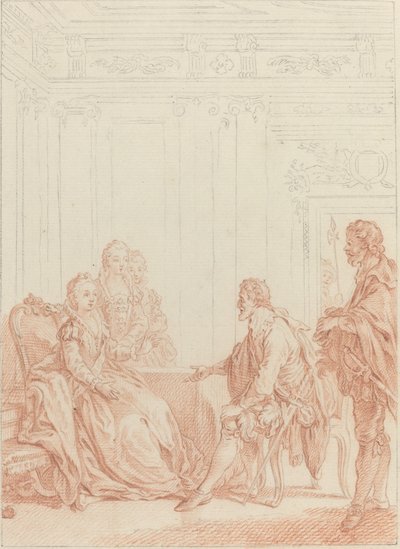 Co! Sloužíte Valois... od Hubert Francois Gravelot