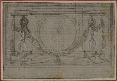 Studie pro En Tête Vignette v Tacitově díle "Tiberius aneb Prvních šest knih letopisů", kniha II od Hubert Francois Gravelot