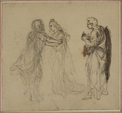 Studie k Lucainově "La Pharsale", Canto II od Hubert Francois Gravelot