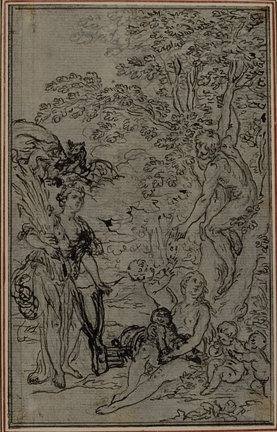 Studie k vinětě Lucretiova díla "O povaze věcí", svazek II, kniha V od Hubert Francois Gravelot