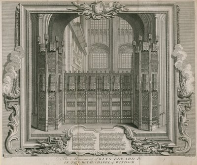 Pomník krále Edwarda IV od Hubert Francois Gravelot