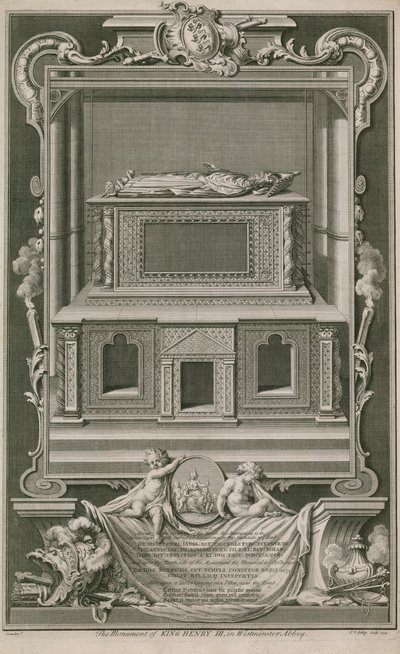 Pomník krále Jindřicha III od Hubert Francois Gravelot