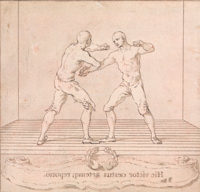 Dva bojovníci o ceny od Hubert Francois Gravelot
