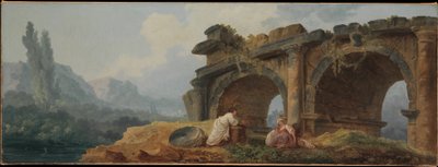 Oblouky v ruinách od Hubert Robert