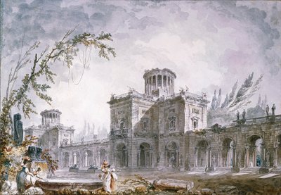 Architektonická fantazie, 1760 od Hubert Robert