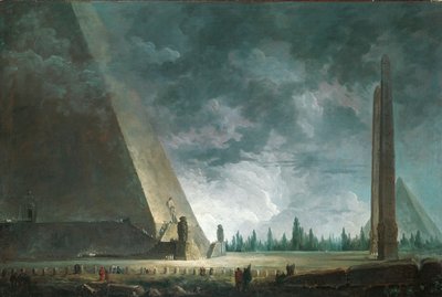Egyptská fantazie, 1760 od Hubert Robert