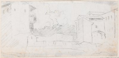 Italská městská scéna od Hubert Robert