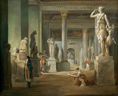 Síň ročních období v Louvru od Hubert Robert