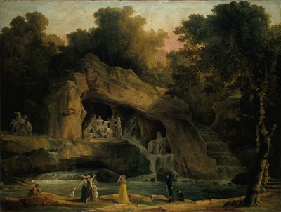 Apollónovy lázně ve Versailles, 1803. od Hubert Robert