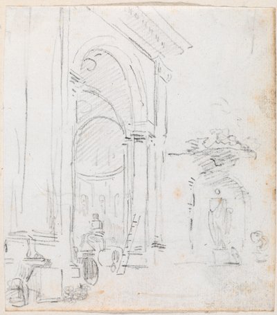 Monumentální oblouk od Hubert Robert