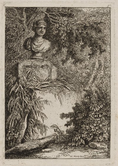 Druhá deska z večerů v Římě, 1763-64 od Hubert Robert