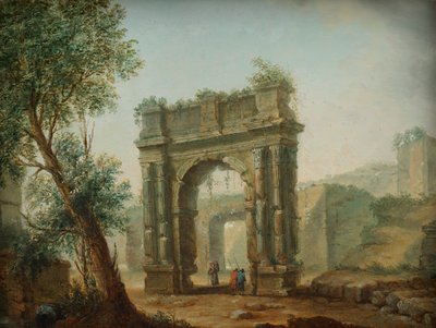 krajina ruin od Hubert Robert