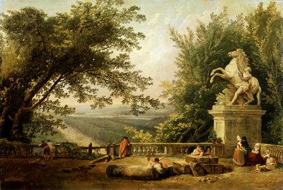 Zřícenina terasy v parku, c1780. od Hubert Robert