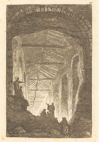 Antická galerie od Hubert Robert