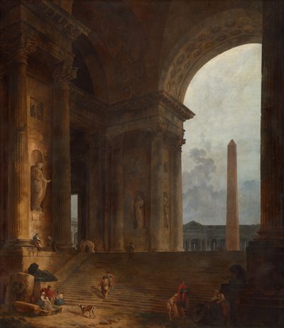 Obelisk od Hubert Robert