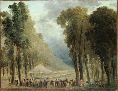 Banket vojáků od Hubert Robert