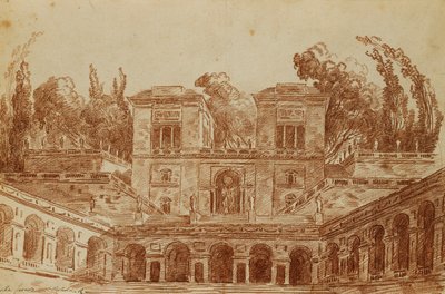 Villa Farnese, Řím, od Hubert Robert