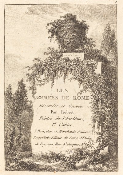 Titulní strana od Hubert Robert