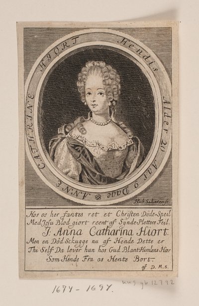 Anna Catharina Hjortová od Hubert Schaten