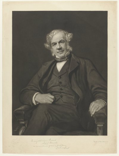 Portrét Jamese Staatse Forbese od Hubert von Herkomer (signed by artist)