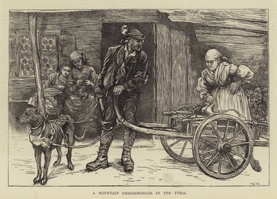 Horský sýrař v Tyrolsku od Hubert von Herkomer